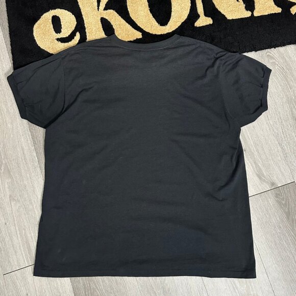 Vintage Mark's 1804 Rhinestone Men's Single Stitch Black Pocket T-Shirt Size XL - Picture 2 of 16